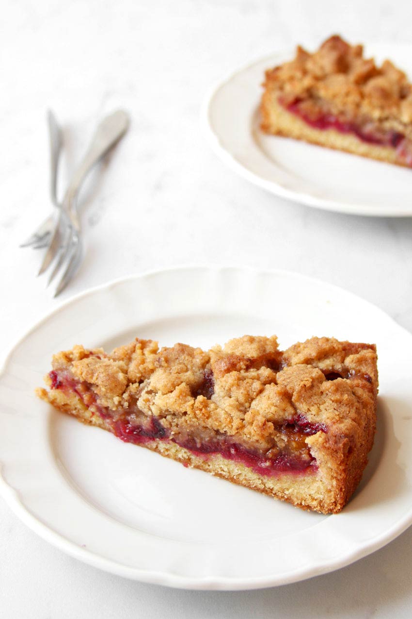 plum coffee streusel cake